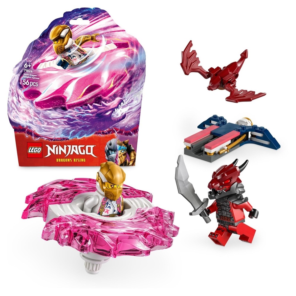 LEGO NINJAGO SORA'S DRAGON SPINJITZU/SET 2 MINIFIGURES & FLY/71824/MSLNJ092326